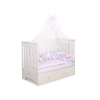 Baby Cot Bed Mosquito-net made of tulle- white