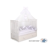 Baby Cot Bed Mosquito-net made of tulle- white