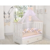 Baby Cot Bed Mosquito-net made of tulle- white
