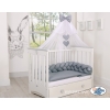Baby Cot Bed Mosquito-net made of tulle- white