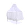 Baby Cot Bed Mosquito-net made of tulle - white