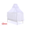 Baby Cot Bed Mosquito-net made of tulle- white
