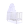 Baby Cot Bed Mosquito-net made of tulle- white