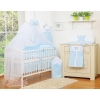 Baby Cot Bed Tulle Mosquito-net- Little Prince/Princess blue