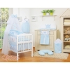 Baby Cot Bed Tulle Mosquito-net- Little Prince/Princess blue
