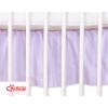 Baby cot decorative skirt dust Ruffle-Masking flounce 120x60cm- Hanging Hearts lilac