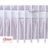 Baby cot decorative skirt dust Ruffle-Masking flounce 120x60cm- Hanging Hearts pink flowers