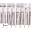 Baby cot decorative skirt dust Ruffle-Masking flounce 120x60cm- Hanging Hearts white dots on Gray