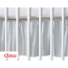 Baby cot decorative skirt dust Ruffle-Masking flounce 120x60cm- Hkanging Hearts Gray