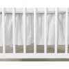 Baby cot decorative skirt dust Ruffle-Masking flounce 120x60cm- Little Prince/Princess gray