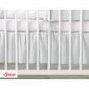 Baby cot decorative skirt dust Ruffle-Masking flounce 120x60cm- Little Prince/Princess gray