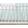 Baby cot decorative skirt dust Ruffle-Masking flounce 120x60cm- Little Prince/Princess mint