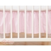 Baby cot decorative skirt dust Ruffle-Masking flounce 120x60cm- Little Prince/Princess pink