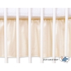 Baby cot decorative skirt dust Ruffle-Masking flounce 120x60cm- Teddy Bear Barnaba cream