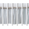 Baby cot decorative skirt dust Ruffle-Masking flounce 140x70cm- Hanging Hearts Gray