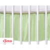 Baby cot decorative skirt dust Ruffle-Masking flounce 140x70cm- Hanging Hearts green