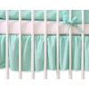 Baby cot decorative skirt dust Ruffle-Masking flounce 140x70cm- Hanging Hearts mint