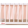 Baby cot decorative skirt dust Ruffle-Masking flounce 140x70cm- Little Prince/Princess pink
