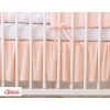 Baby cot decorative skirt dust Ruffle-Masking flounce 140x70cm- Little Prince/Princess pink