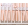 Baby cot decorative skirt dust Ruffle-Masking flounce 140x70cm- Little Prince/Princess pink