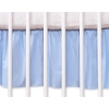 Baby cot decorative skirt dust Ruffle-Masking flounce 140x70cm- Teddy Bear Barnaba blue