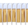 Baby cot decorative skirt dust Ruffle-Masking flounce 140x70cm- Teddy Bear Barnaba brown