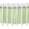 Baby cot decorative skirt dust Ruffle-Masking flounce 140x70cm- Teddy Bear Barnaba green