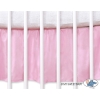 Baby cot decorative skirt dust Ruffle-Masking flounce 140x70cm- Teddy Bear Barnaba pink
