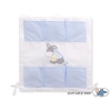 Baby Cot Tidy Organiser- Donkey Luca blue