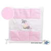 Baby Cot Tidy Organiser- Donkey Luca pink