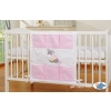 Baby Cot Tidy Organiser- Donkey Luca pink
