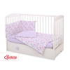 Baby Crib/Cot Bedding set 3-pcs - ballerinas lilac