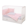 Baby Crib/Cot Bedding set 3-pcs -ballerinas pink