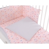 Baby Crib/Cot Bedding set 3-pcs -ballerinas pink