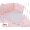 Baby Crib/Cot Bedding set 3-pcs -ballerinas pink