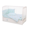 Baby Crib/Cot Bedding set 3-pcs - blue butterflies