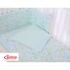 Baby Crib/Cot Bedding set 3-pcs - blue butterflies