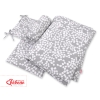 Baby Crib/Cot Bedding set 3-pcs - bubbles gray