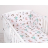 Baby Crib/Cot Bedding set 3-pcs - foxes beige