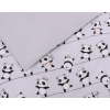 Baby Crib/Cot Bedding set 3-pcs - gray panda