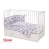 Baby Crib/Cot Bedding set 3-pcs - gray panda