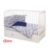 Baby Crib/Cot Bedding set 3-pcs - gray rabbits