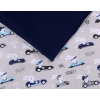 Baby Crib/Cot Bedding set 3-pcs - gray rabbits