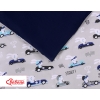 Baby Crib/Cot Bedding set 3-pcs - gray rabbits