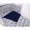 Baby Crib/Cot Bedding set 3-pcs - gray rabbits