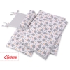 Baby Crib/Cot Bedding set 3-pcs - hedgehogs Gray