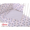 Baby Crib/Cot Bedding set 3-pcs - hedgehogs Gray