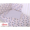 Baby Crib/Cot Bedding set 3-pcs - hedgehogs Gray