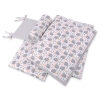 Baby Crib/Cot Bedding set 3-pcs - hedgehogs Gray