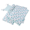 Baby Crib/Cot Bedding set 3-pcs - hedgehogs mint